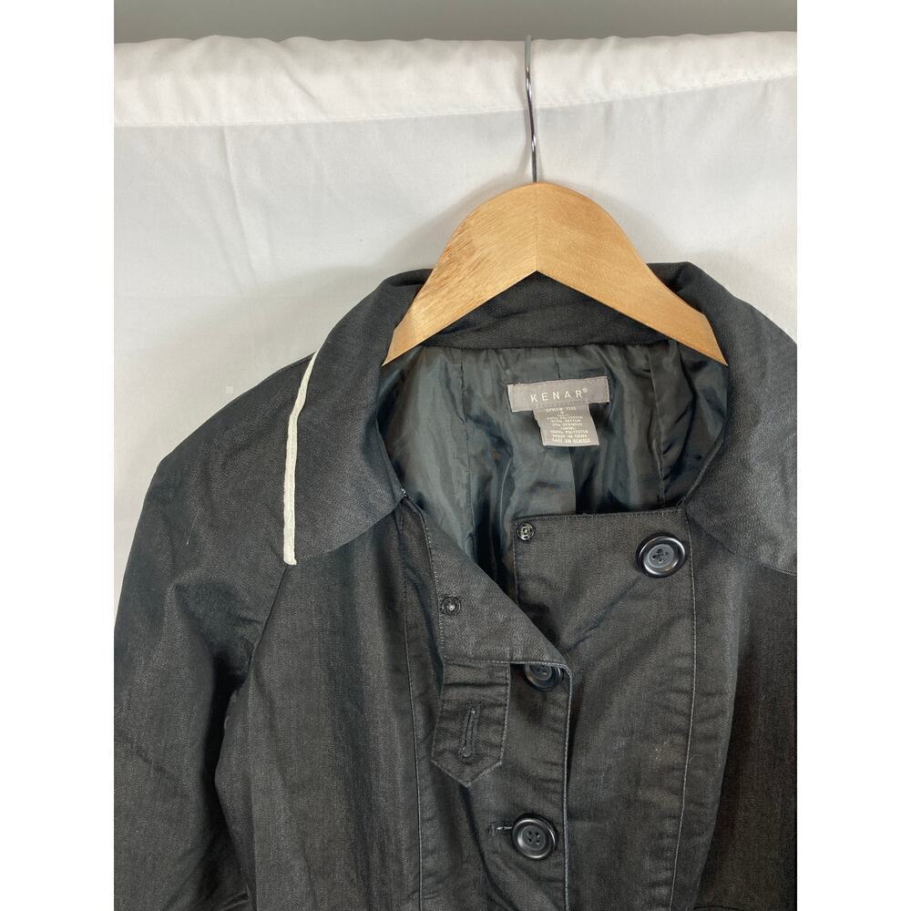 Kenar Belted Button Up Jacket Size 4 - Picture 2 of 5